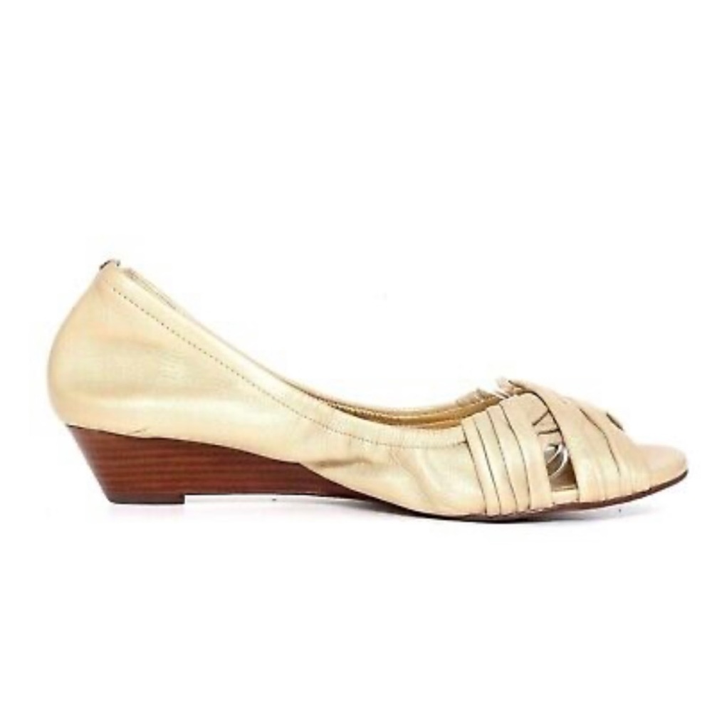 Cole Haan open toe wedge in excellent condition